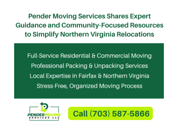 Pender Moving Services, LLC Shares Expert Guidance and Community-Focused Resources to Simplify Northern Virginia Relocations