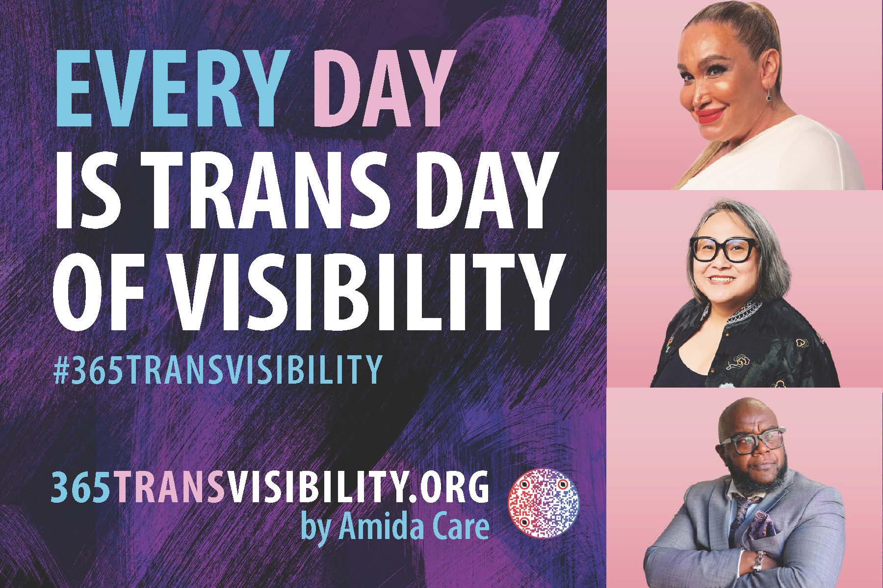 AMIDA CARE LAUNCHES 365TRANSVISIBILITY.ORG IN HONOR OF TRANSGENDER DAY OF VISIBILITY