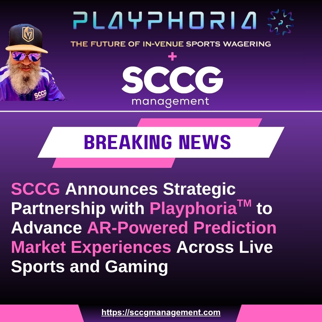SCCG Announces Partnership with Playphoria to Advance AR-Powered Prediction Market Experiences Across Sports and Gaming