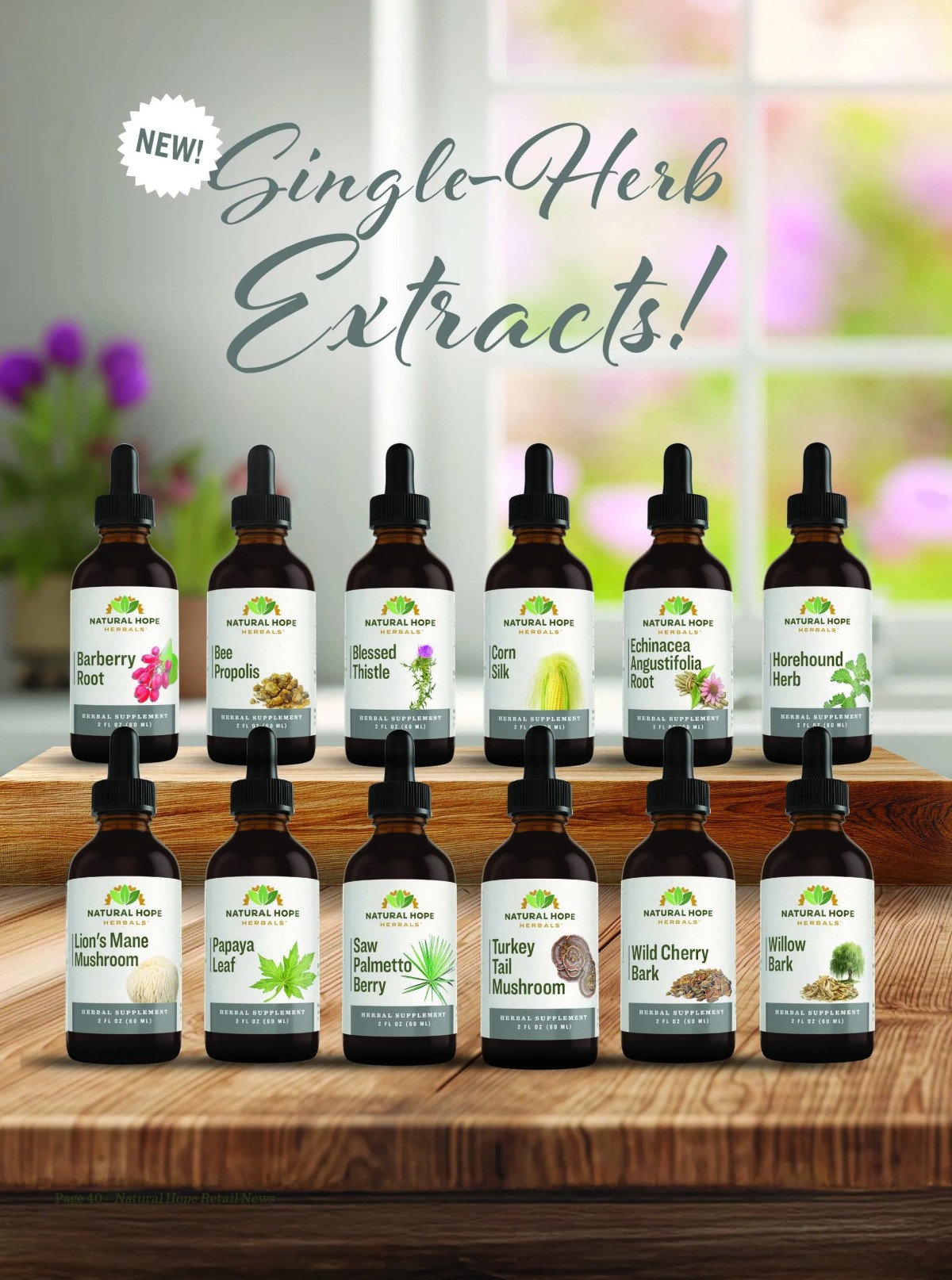 12 New Single Herb Extracts Join a Trusted Herbal Line